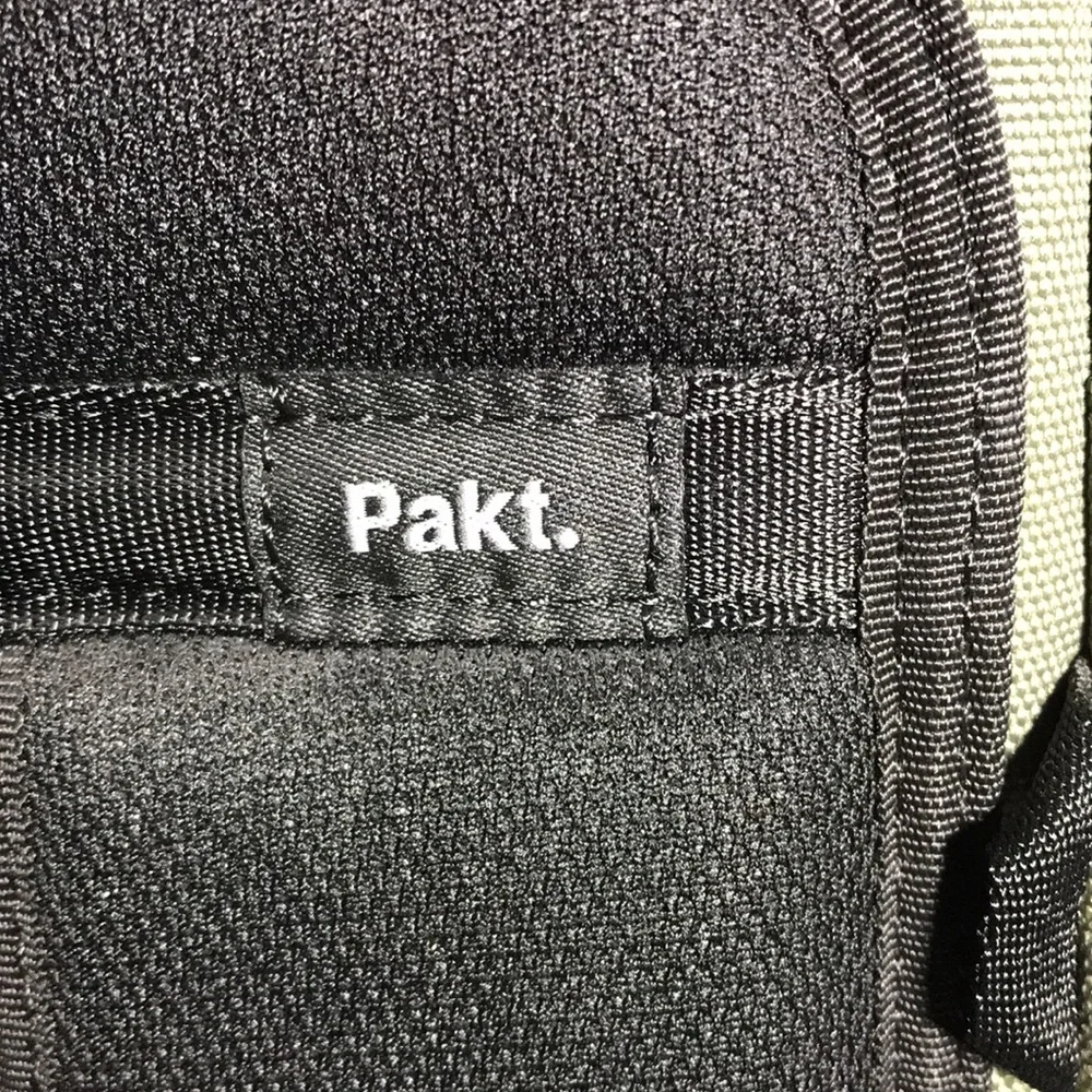 Pakt x Chase Reeves Army Green Travel Backpack Has Sling / Hip Strap